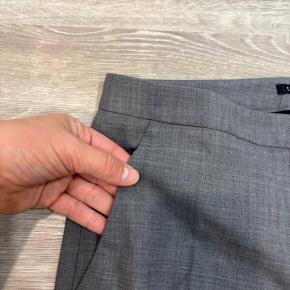 THEORY Lightweight Wool Blend Gray Rose Broadway Dress Pant sz 6 - Picture 7 of 12